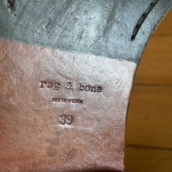 Women's Rag & Bone leather and suede Boot in black, size eu 39 us 9 - Picture 6 of 8